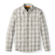 Orvis Men's Tech Chambray Long-sleeve Work Shirt - Sagewood/Snow Plaid