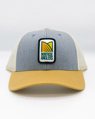 115 Trucker MA Fin Logo - Heather Grey/Birch/Amber