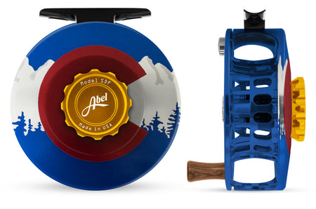 colorado flag fishing reel Abel Reels SDF 5/6 Colorado Flag – Montrose Anglers