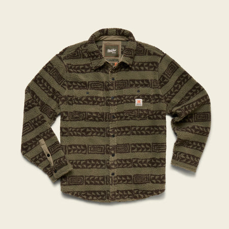 Howler Brothers Allegheny Fleece Overshirt : Hanko Stripe