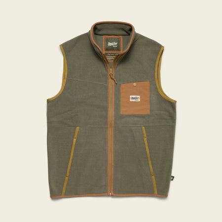 Howler Brothers Free Range Fleece Vest : Oregano