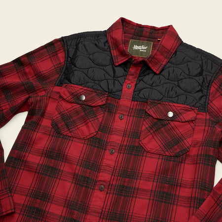 Howler Brothers Quintana Quilted Flannel : Big Barrett Plaid