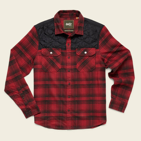 Howler Brothers Quintana Quilted Flannel : Big Barrett Plaid