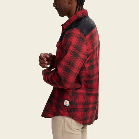 Howler Brothers Quintana Quilted Flannel : Big Barrett Plaid