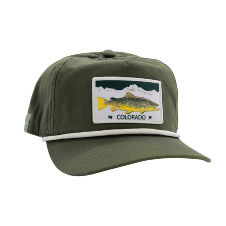 RepYourWater Colorado Wild Brown Unstructured 5 Panel Hat