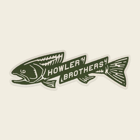 Howler Brothers Sticker : Trout Bolt