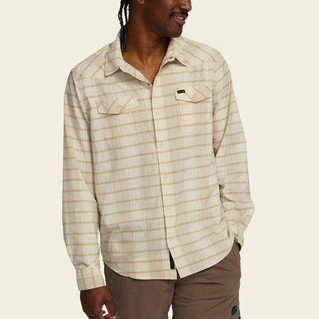 Howler Brothers H Bar B Tech Longsleeve : Braden Plaid