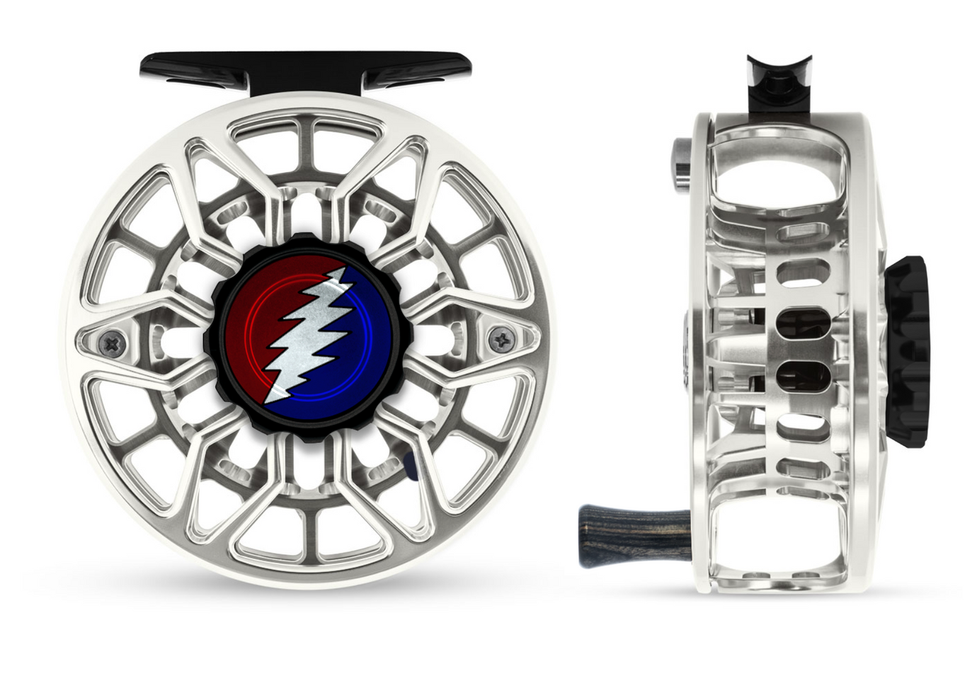 abel custom fly reels Abel Reels SDF 5/6 Platinum/Grateful Dead – Montrose Anglers