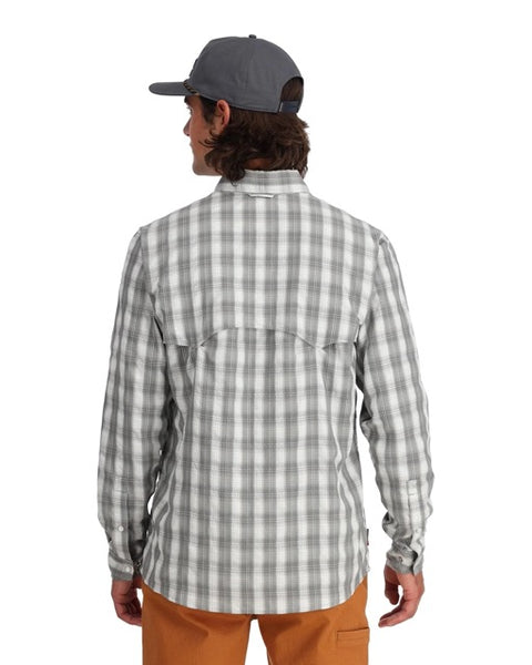Simms Fishing M's Big Sky Longsleeve Shirt - Driftwood Plaid