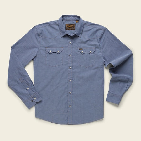 Crosscut Snapshirt : Blue Chambray