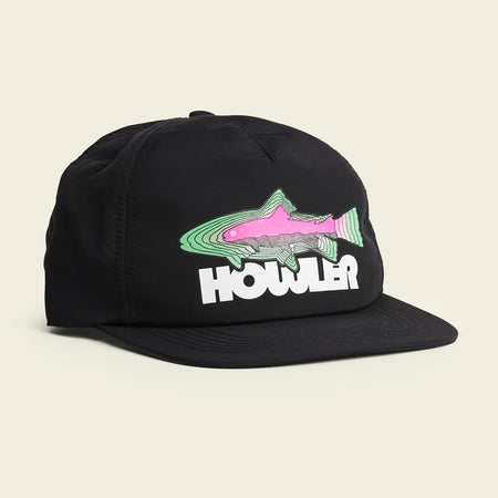 Howler Brother's Unstructured Strapback Hats : Trucha Black