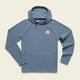 Howler Brother's Palo Duro Grid Fleece Hoodie : Mirage Blue