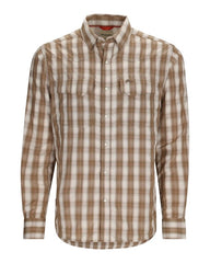 Simms Fishing M's Big Sky Longsleeve Shirt - Driftwood Plaid