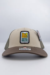 115 Trucker MA Fin Logo - Tan/Loden/Brown